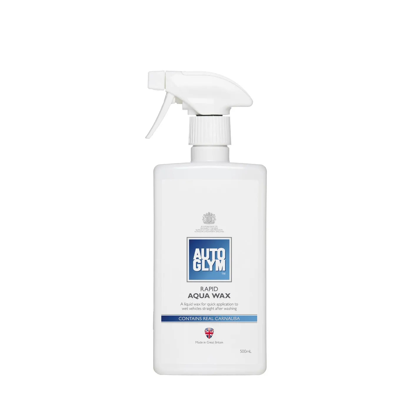 Autoglym Rapid Aqua Wax 500 ml sprayflaske hurtigvoks for bil