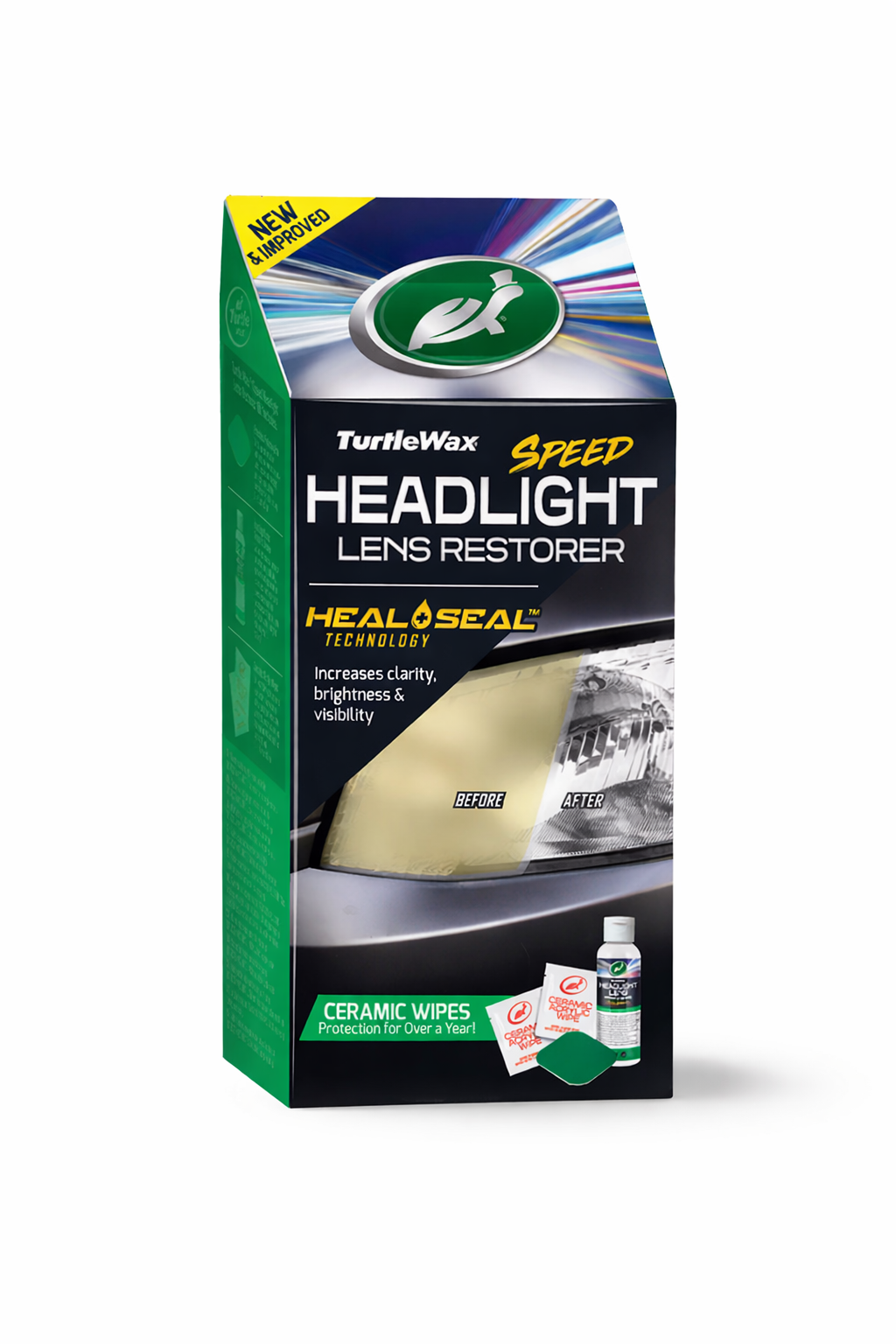 Turtle Wax Lykteglassfornyer – Speed Headlight Lens Restorer Kit